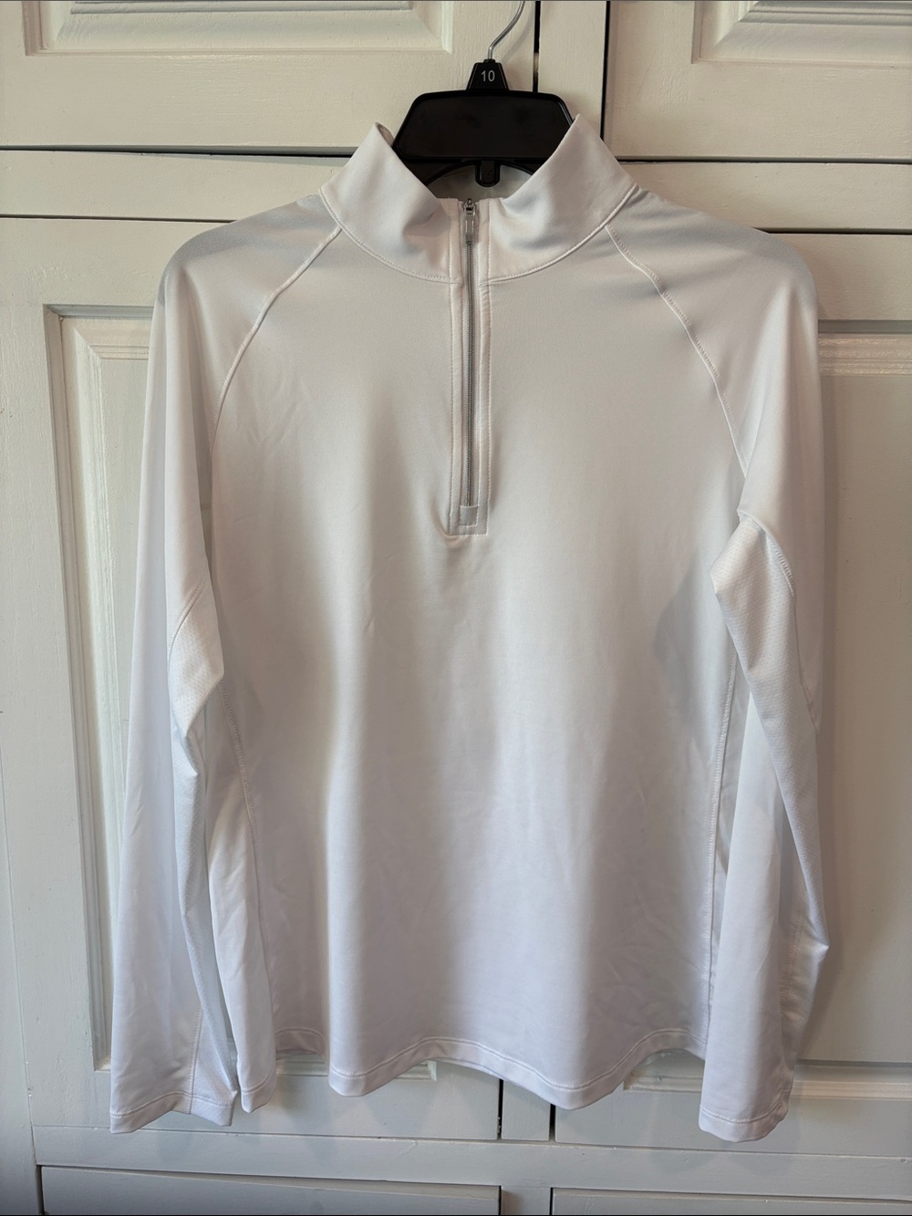 NWOT Lady Hagen white quarter zip.